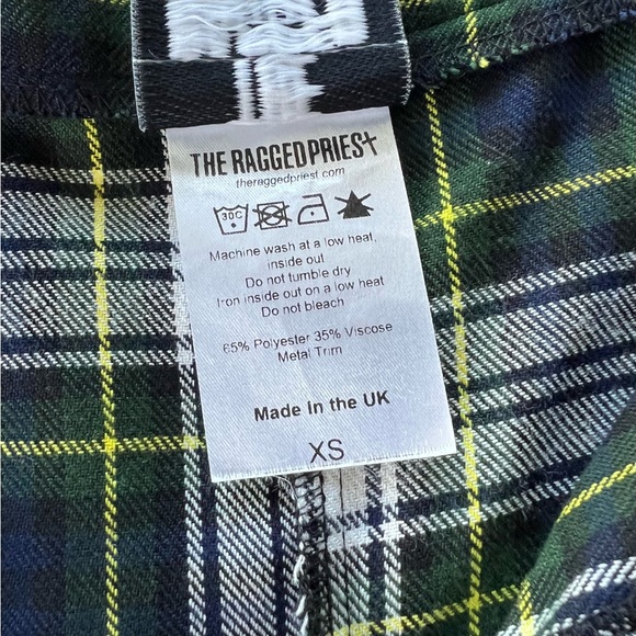The Ragged Priest high rise wide leg plaid pants size xs - Picture 5 of 5